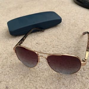 Aviator sunglasses with case!